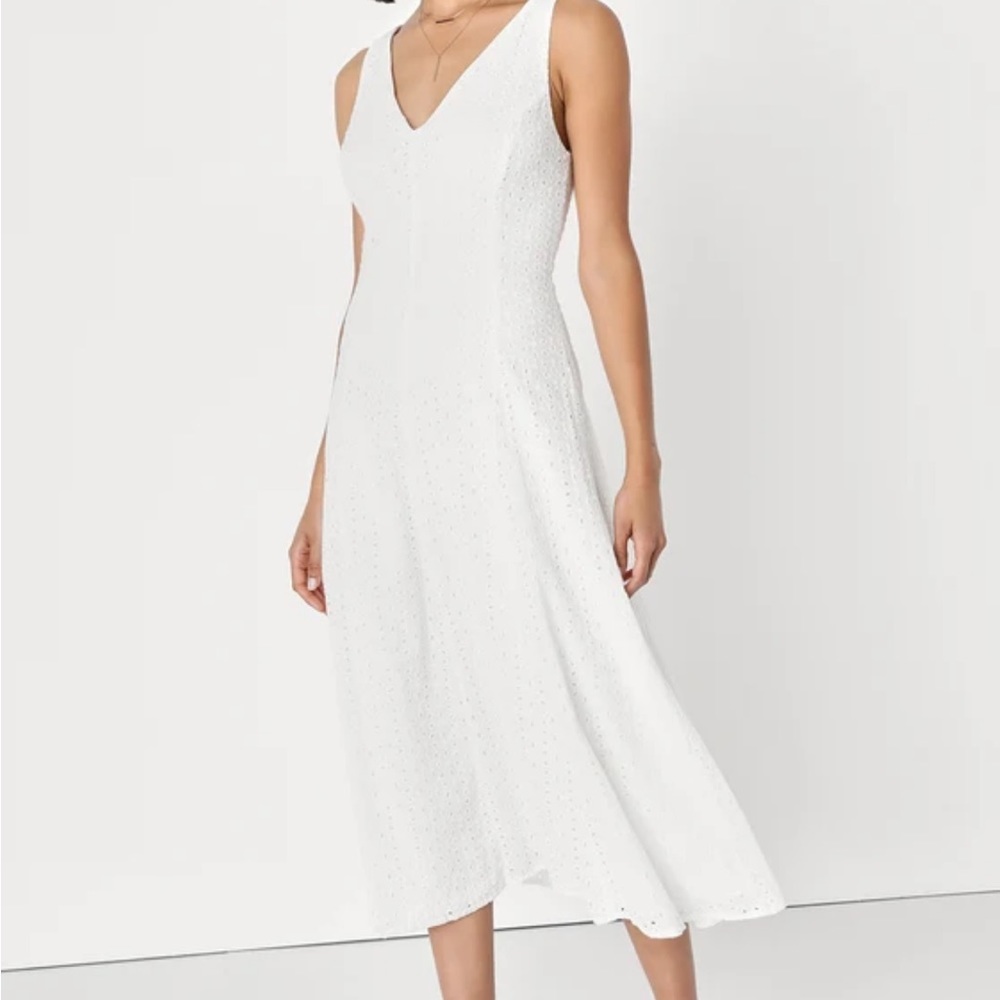White Midi Dress
